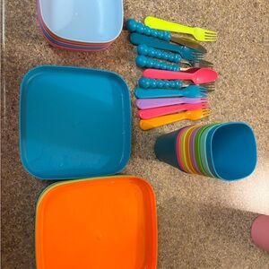Colorful Party Tableware Set